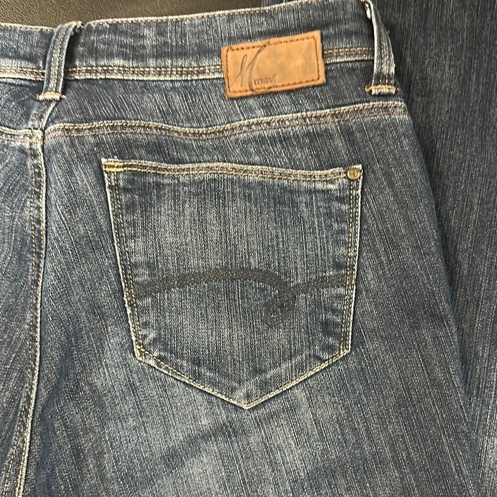 411.  Mavi Women's Boot Cut Jeans - Dark Blue - Picture 12 of 12